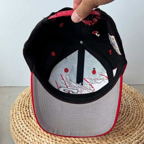 VINTAGE Dale Earnhardt 1990s Logo Athletic Sharktooth Cap Snapback Hat Nascar 3 - Picture 6 of 8